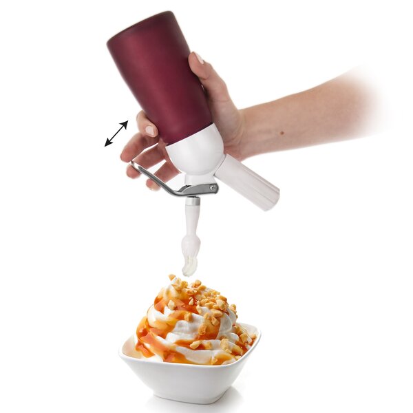 Šľahačková fľaša 0,4 l DELA+bombičky