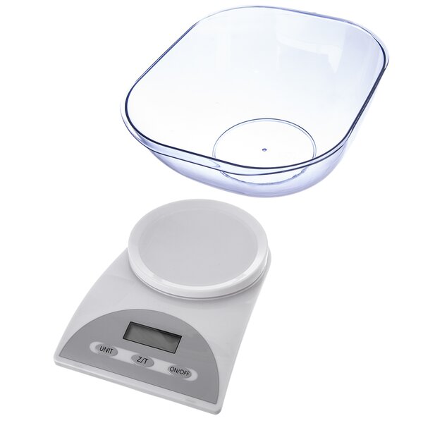 Kuchynská váha digitálna s miskou 5 kg