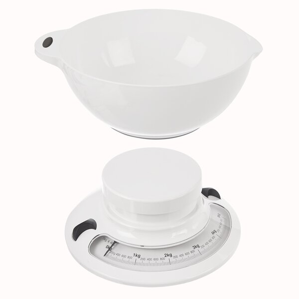 Plastová mechanická váha s miskou ORION 5 kg, 2,7 l