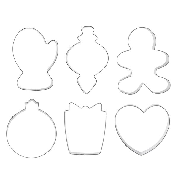 Vykrajovačky Vianočná ozdoba 6 ks