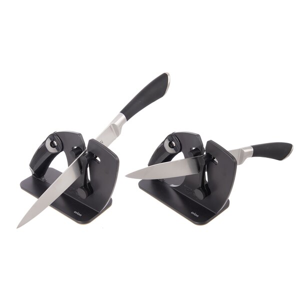 Ostrič nožov V s rukoväťou 2v1