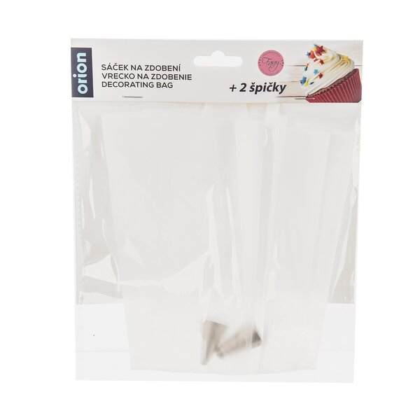 Cukrárske vrecko 30 cm s 2 špičkami, sada