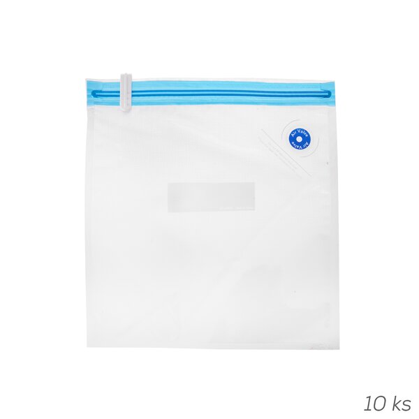 Vrecko do vákuovačky potravín 10 ks so vzduchovým ventilom
