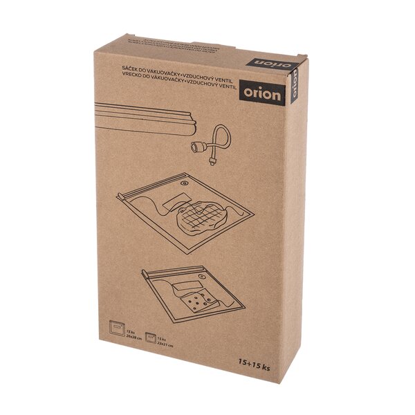 Vrecko do vákuovačky potravín 30 ks so vzduchovým ventilom