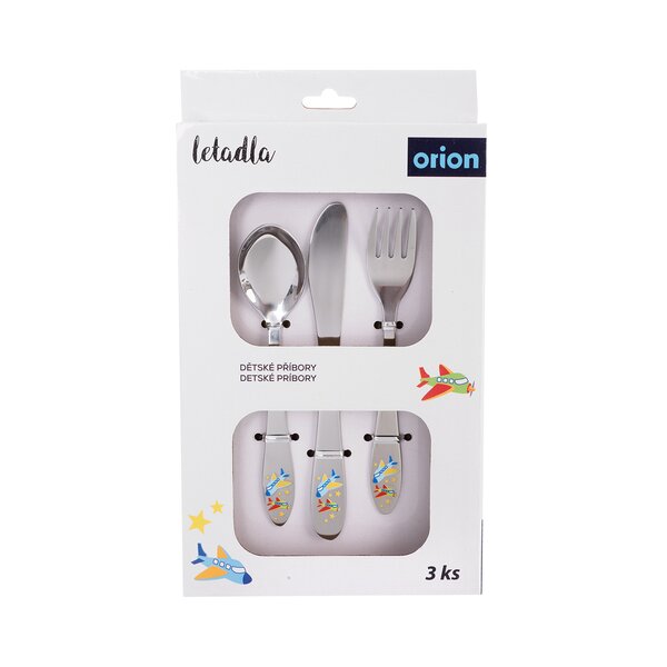 Jedálenský detský príbor lietadlá 3 diely