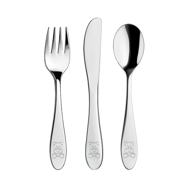 Jedálenské detské príbory medvídek 3 diely