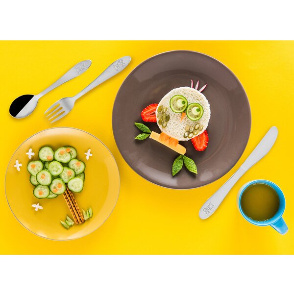 Jedálenské detské príbory medvídek 3 diely