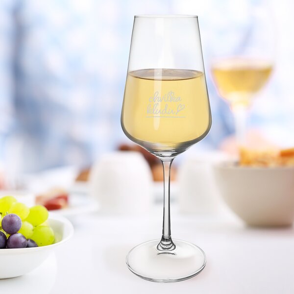 Pohár na víno Chvíľka kľudu 0,45 l 1 ks