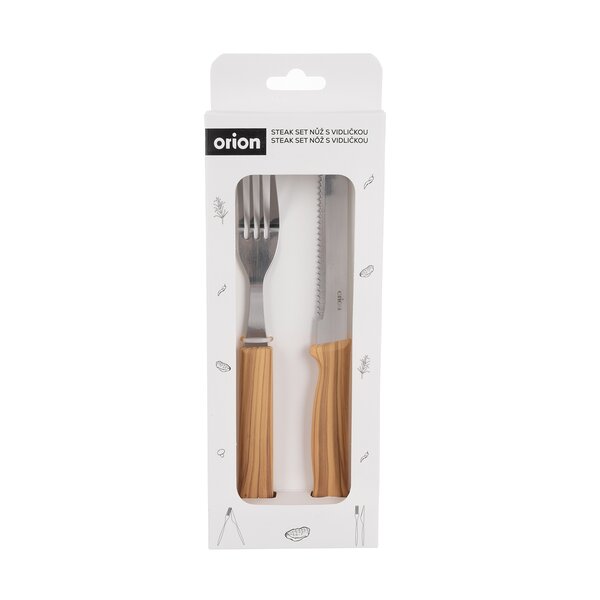 Steak set nôž s vidličkou