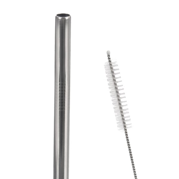 Nápojová slamka na smoothie 4 ks s kefkou