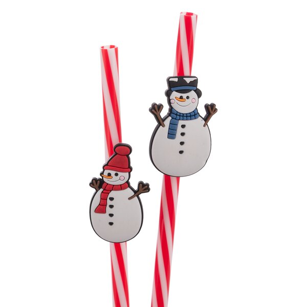 Nápojová slamka opakované použitie SNEHULIAK 6 ks