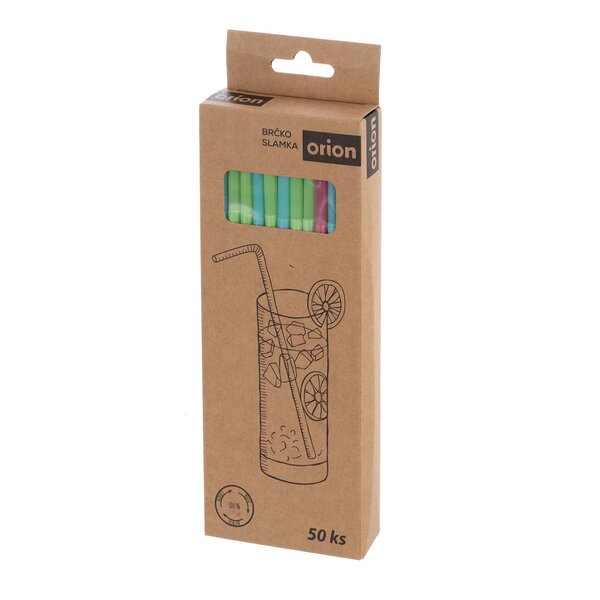 Nápojová slamka opakované použitie 50 ks