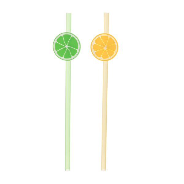 Nápojová slamka opakované použitie LIMEPOP 6 ks