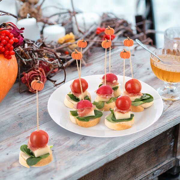 Napichovátka Halloween tekvica 20 ks