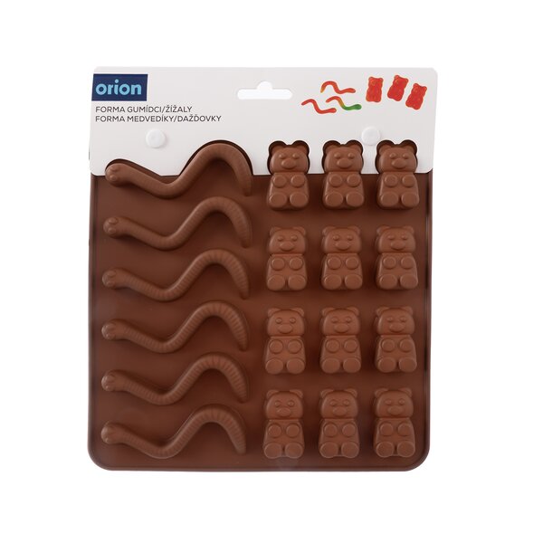 Forma na pečenie medvedíky/dažďovky