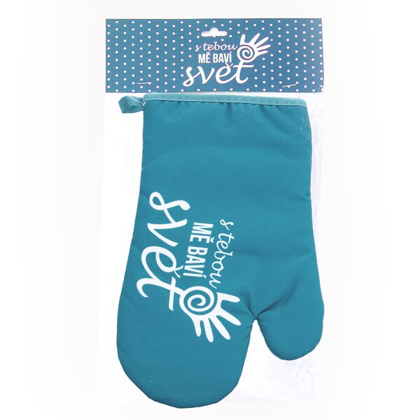 Kuchynská chňapka S TEBOU MA BAVÍ SVET