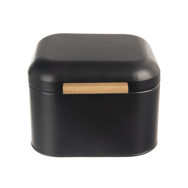 Chlebník 21,5x20x14 cm BLACK