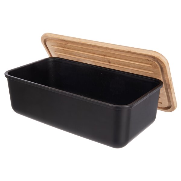 Chlebník BLACK 40x23x13 cm