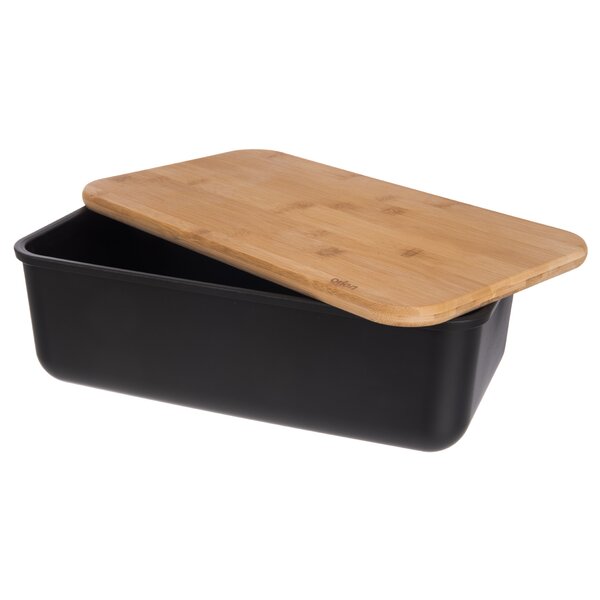 Chlebník BLACK 40x23x13 cm