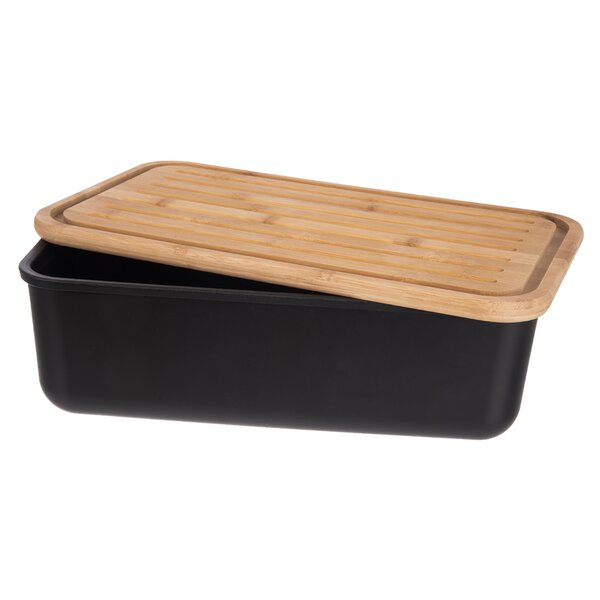 Chlebník BLACK 40x23x13 cm