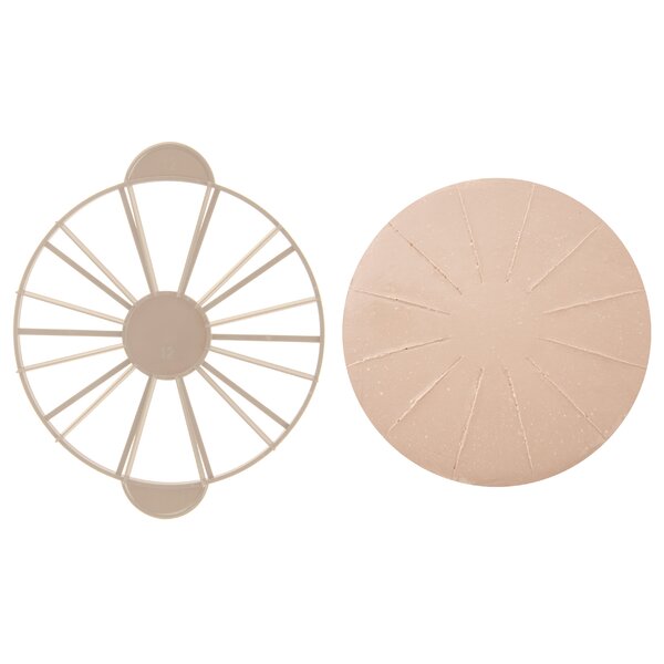 Šablóna na označenie rezov torty obojstranná 10/12