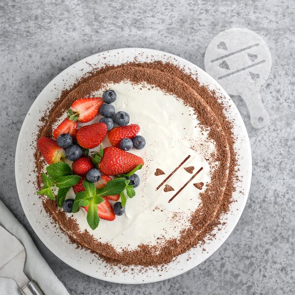 Zdobiaca šablóna na kávu set 6 ks