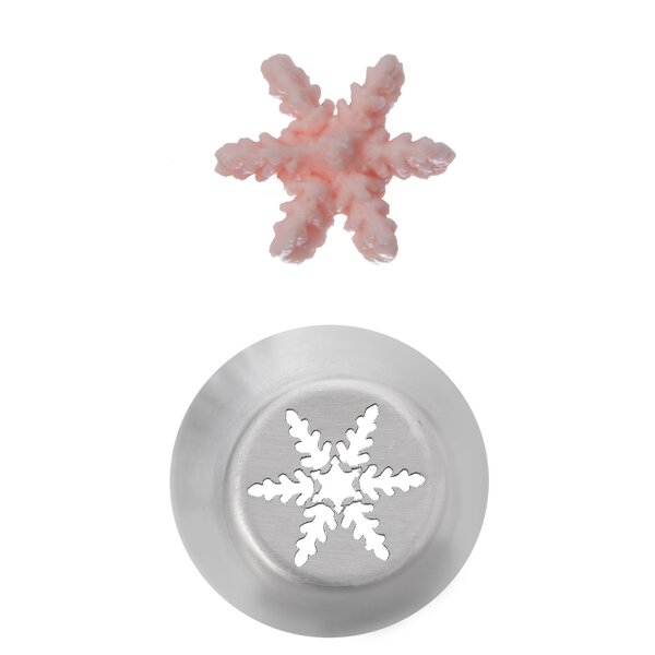 Zdobiaca špička vločka malá