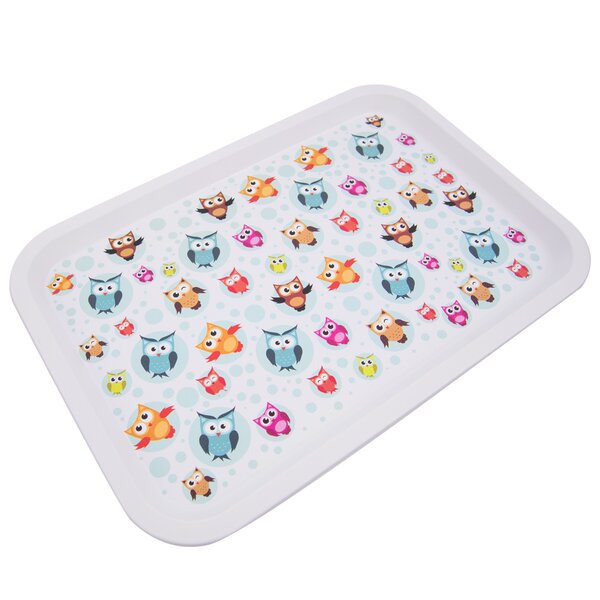 Servírovacia detská tácka malá SOVA 30,5x21 cm 
