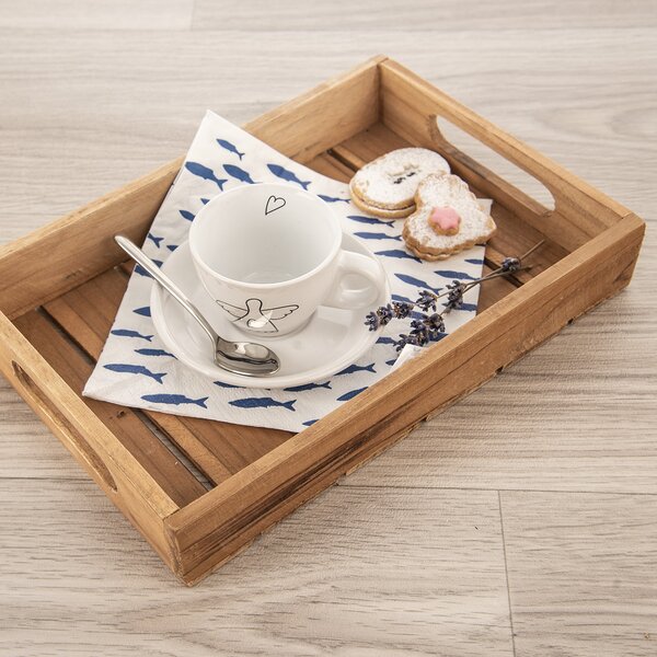 Servírovacia tácka 26x18 cm