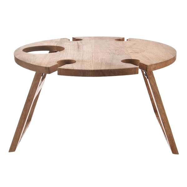 Pikniková tácka-stolík MANGO pr. 39,5 cm, v. 24,5 cm