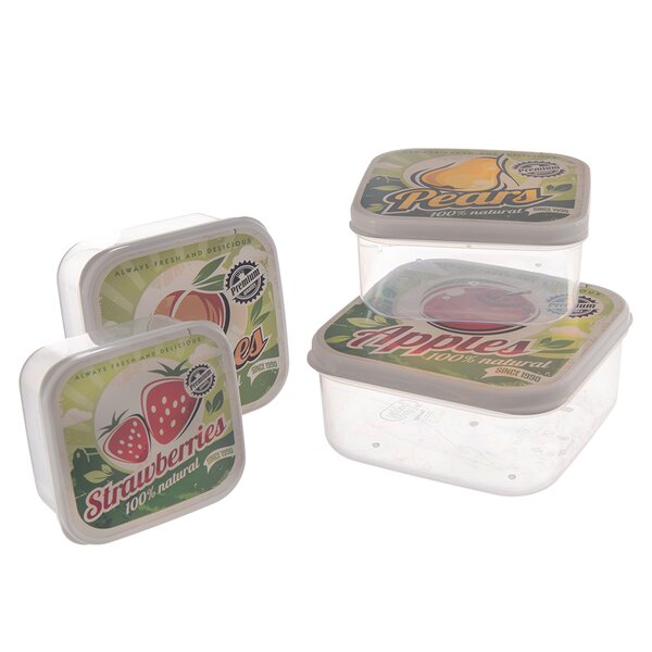 Box na desiatu ovocie 4 ks