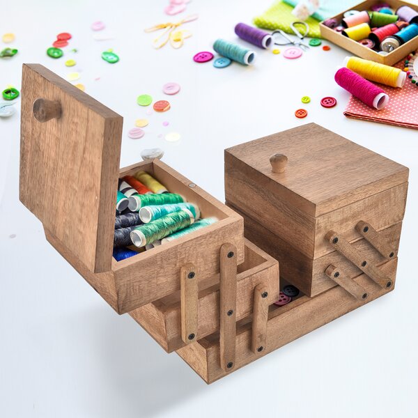 Kazeta na šitie MANGO rozkladacia 30,5x20x21 cm