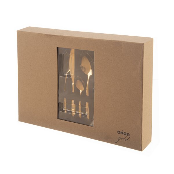 Jedálenské príbory Gold 24 dielov