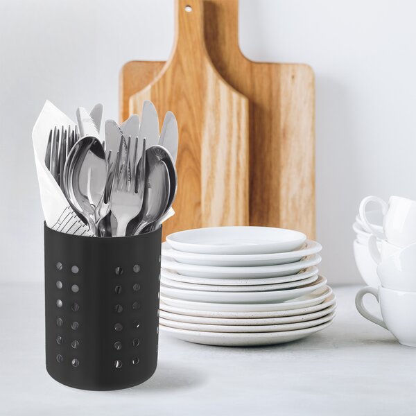 Stojan na príbory BLACK pr. 9,3 cm