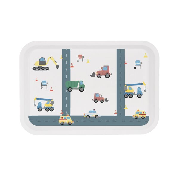 Servírovacia detská tácka AUTÁ 30,5x21 cm