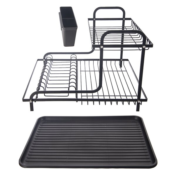 Odkvapkávač na riad RADKA s podnosom 2 poschodia