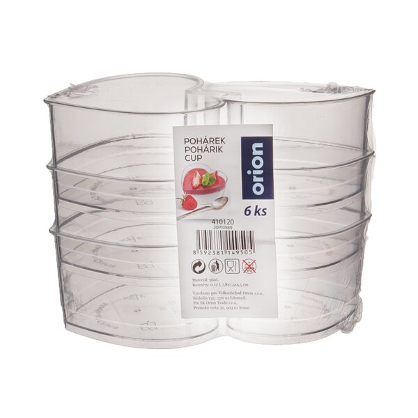 Pohárik dezert 0,12 l 6 ks