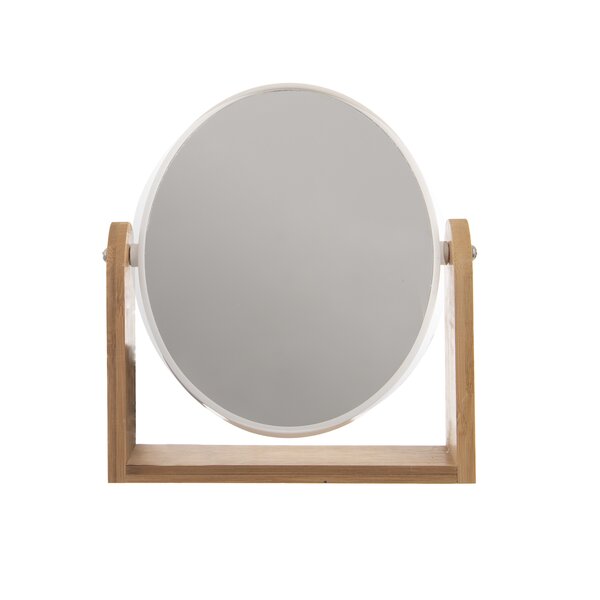 Kozmetické zrkadlo WHITNEY so stojanom 18x20 cm