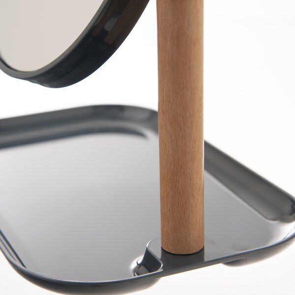 Kozmetické zrkadlo so stojanom 22,5x23 cm