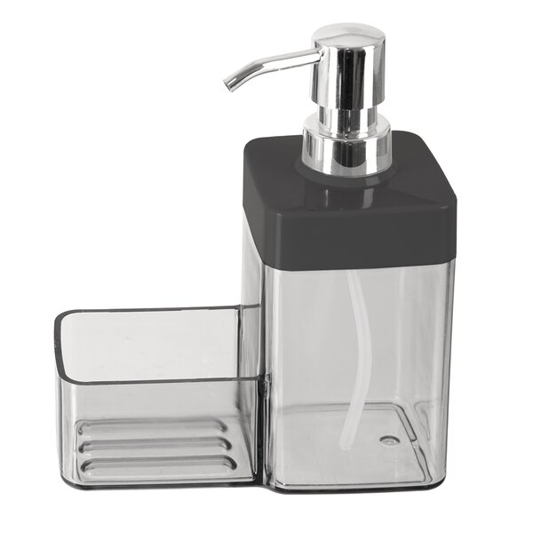 Dávkovač saponátu GREY s organizérom 0,56 l