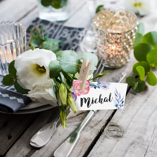 Dekoračné štipce 50 ks malé