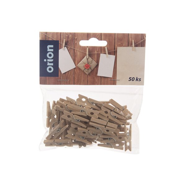 Dekoračné štipce 50 ks malé