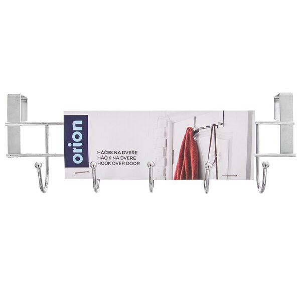 Háčik na dvere s 5 háčikmi