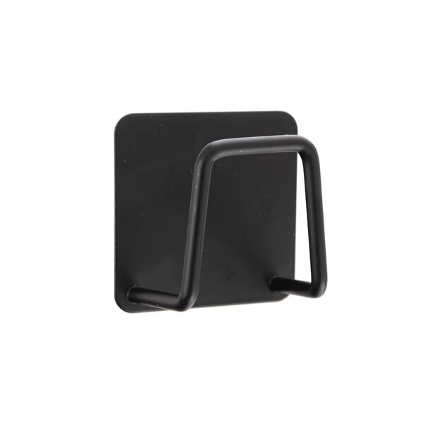 Háčik-držiak samolepiaci BLACK 2 ks