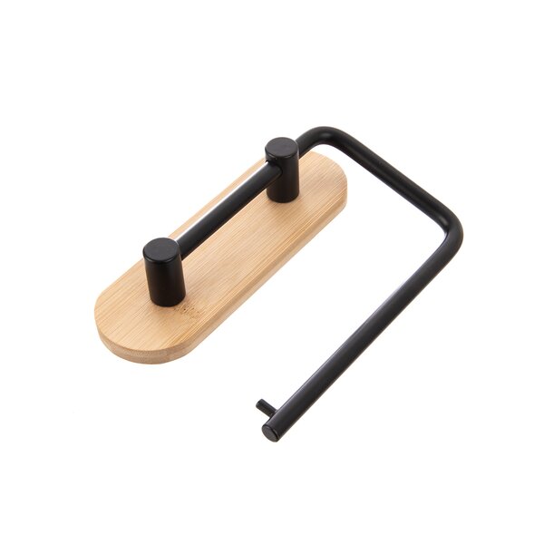 Držiak toaletného papiera samolepiaci BLACK