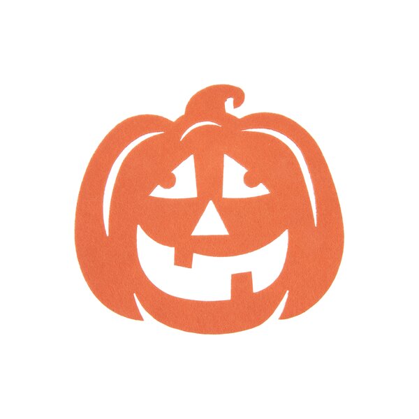 Podtácka Halloween tekvica 4 ks