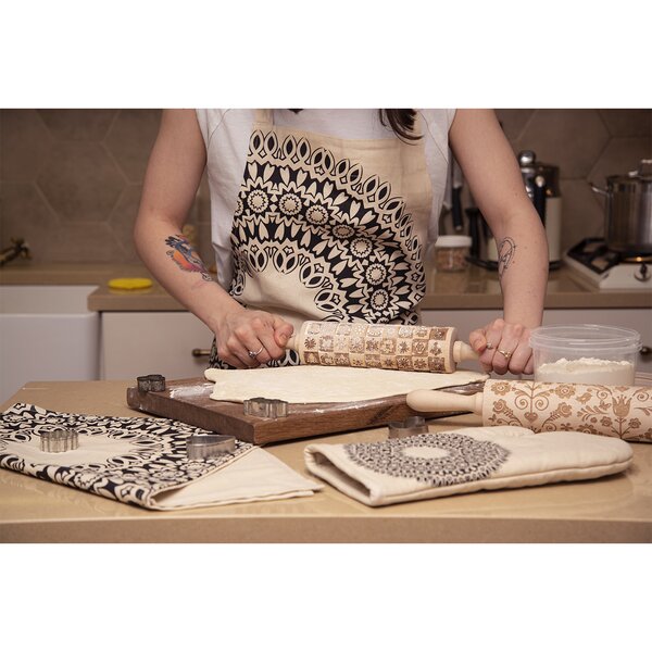 Kuchynská utierka MANDALA 3 ks