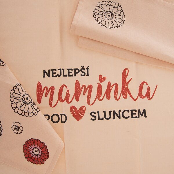 Kuchynská utierka NEJLEPŠÍ MAMINKA 3 ks 