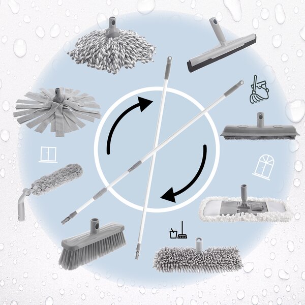 Hlava na mop s návlekom CLEAN SYSTEM obojstranný