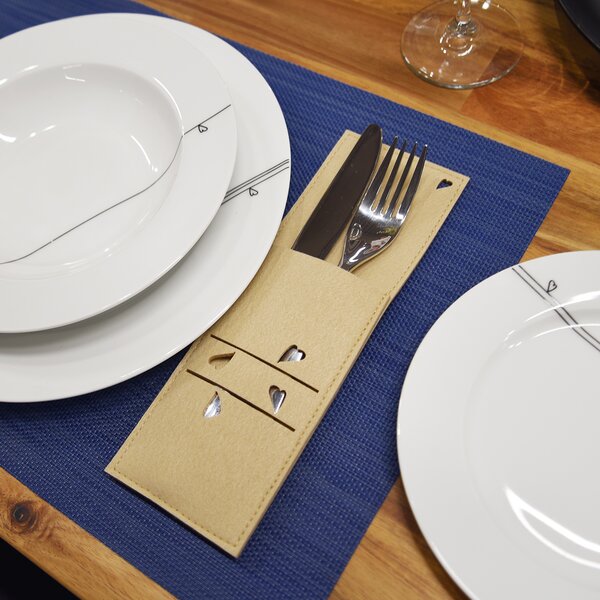 Vrecko na príbory SRDIEČKA 2 ks